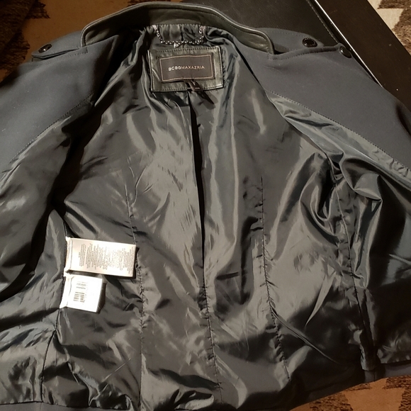 BCBG LEATHER MOTO JACKET~Size|xxs| Color-Rich Turq./Jade Green| Mint Condition - Picture 9 of 10